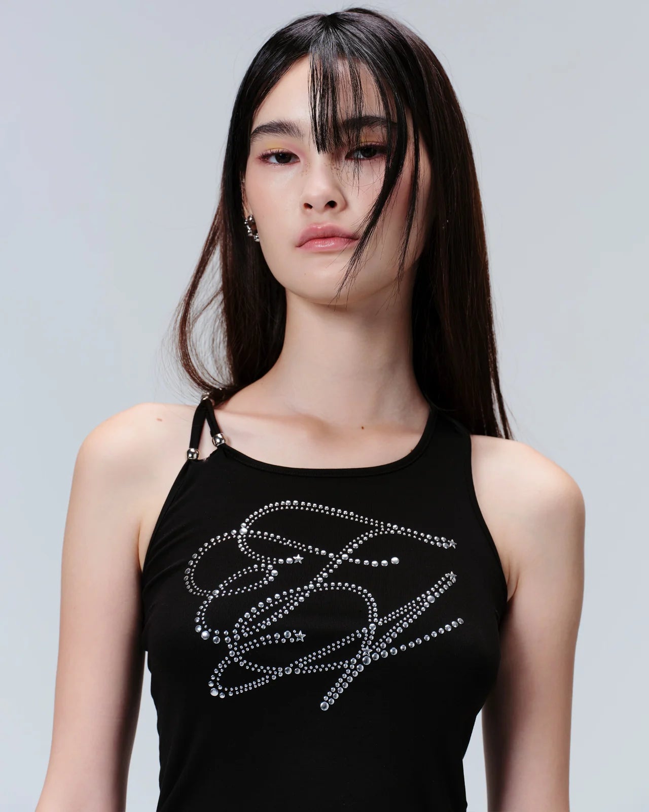 REVEN BLING TANK-BLACK