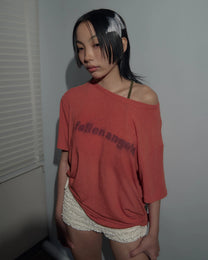 Fail Logo Tee (Brick) Oversize