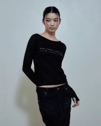 Touch Me Long Sleeves (Black)