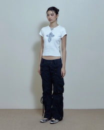 Cross Tee (White)