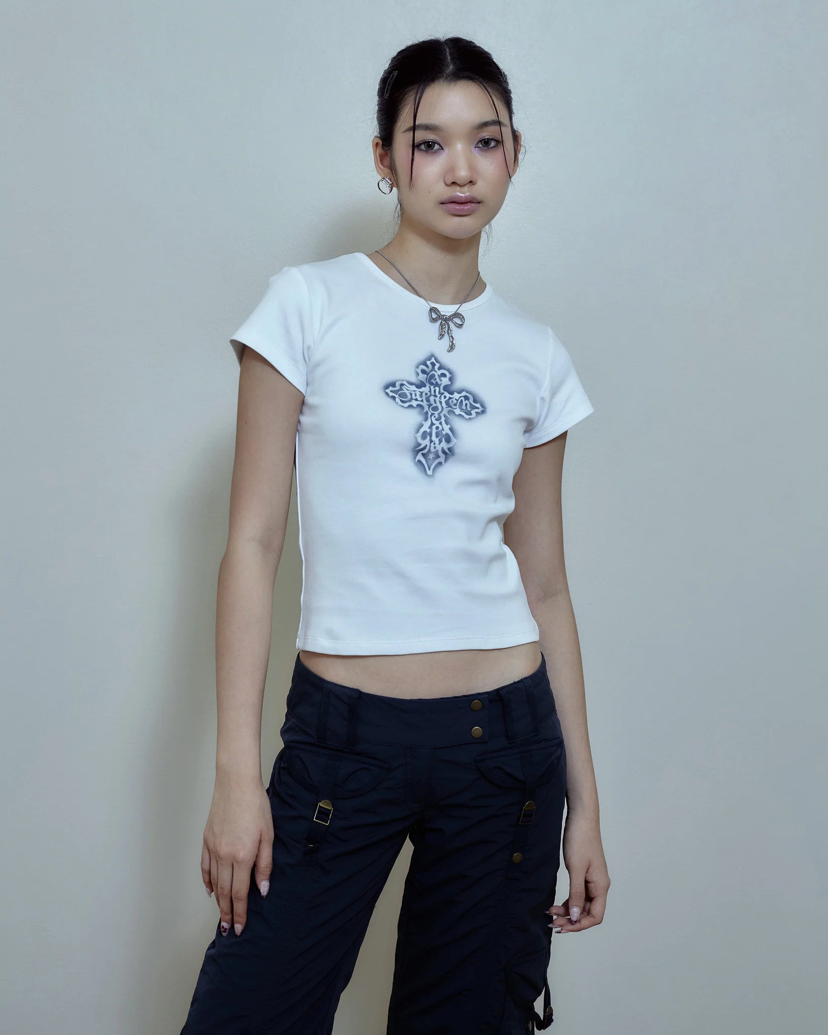 Cross Tee (White)