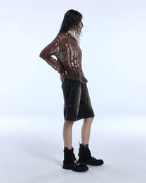 Sin Mesh Sweater (Brown)