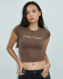 Eden Tee (Brown)