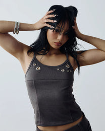 AVA TANK BROWN