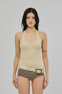 Scoop Halter (Cream)