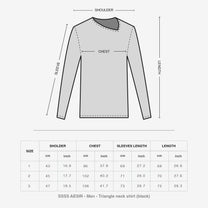 Triangle Neck Shirt (Black)