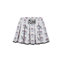 Jewel Cocktail Pleats Skirt Pants