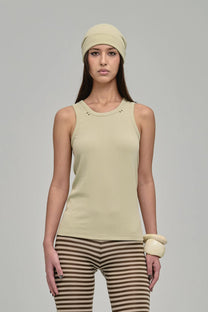 Pierce Tank (Beige)