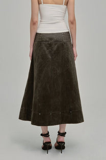 Ammo Maxi Skirt (Coal)