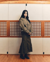 Hooded Work Jacket (Olive)