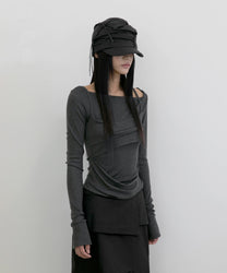 Layered Bustier Long Sleeve