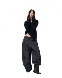 Button Engineered Jeans