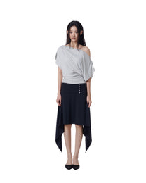 Opal Shell Top (Grey) (3rd Restock)