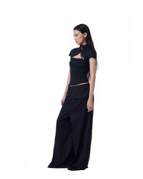 Shell Fitted Top (Black) (3rd Restock)