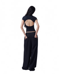 Shell Fitted Top (Black) (3rd Restock)