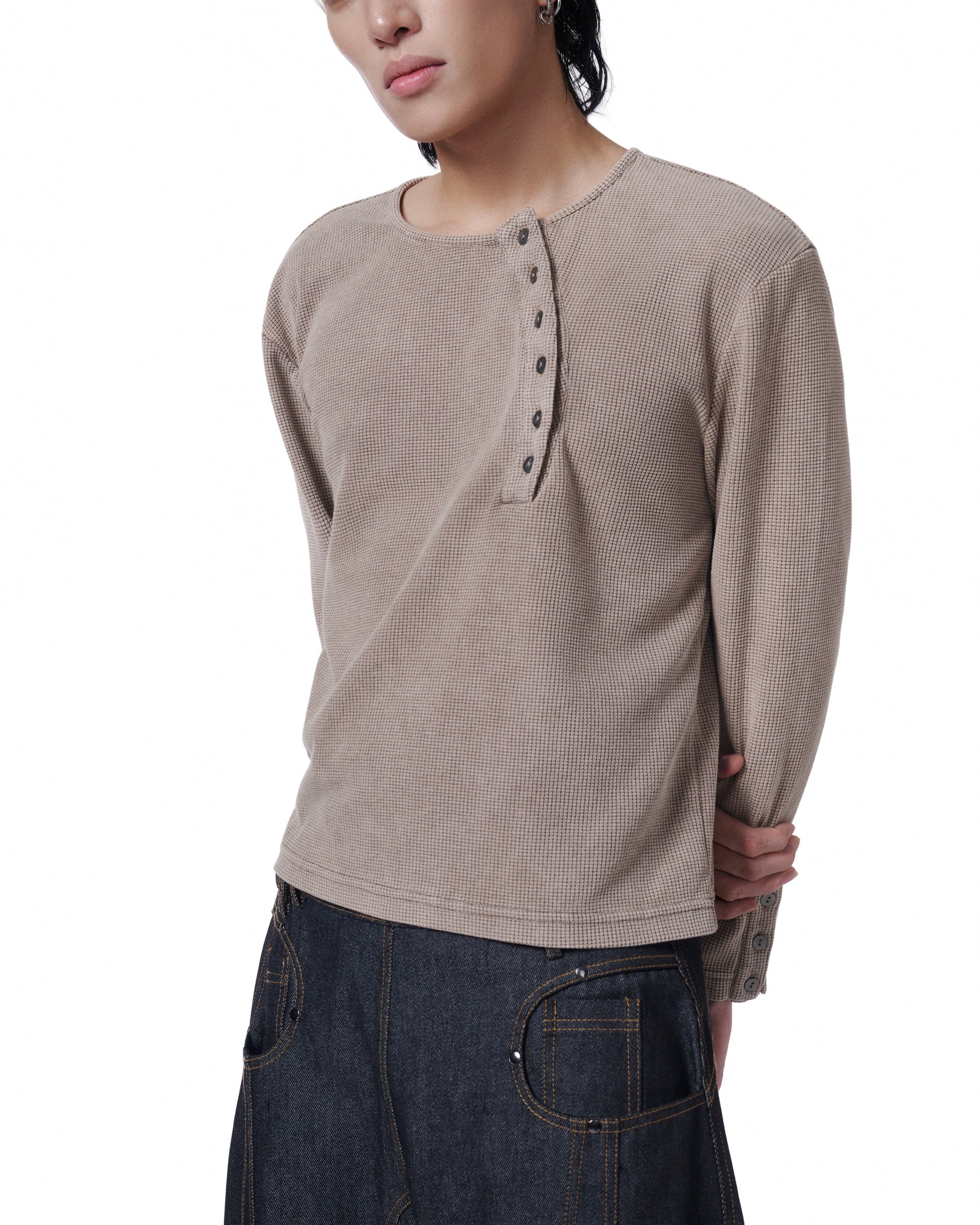 Henley Crop (Sand Cream)