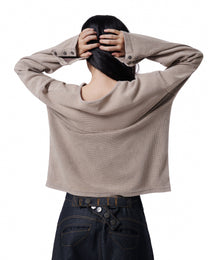 Henley Crop (Sand Cream)
