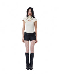 Shell Fitted Top (Butter) (2nd Restock)