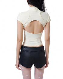 Shell Fitted Top (Butter) (2nd Restock)