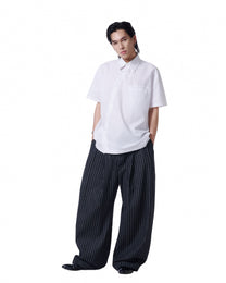Multi-Button Shirt- White