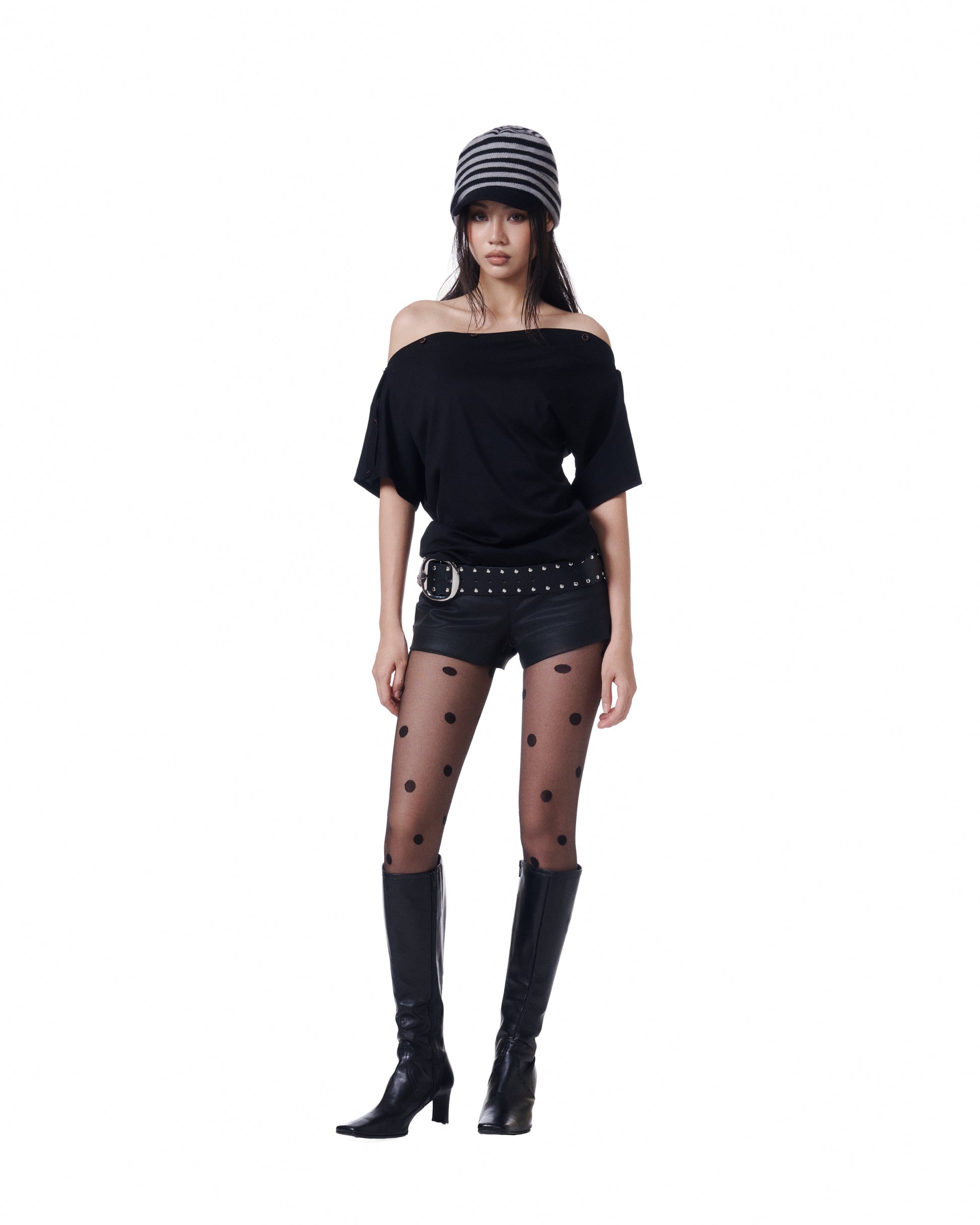 Muse Button Top (Black)