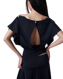 Opal Shell Top (Black) (3rd Restock)