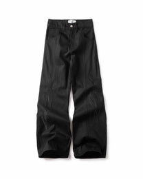 Denim Flared Pants Etcid