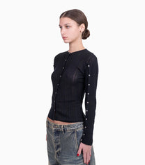 Touch Black Cardigan