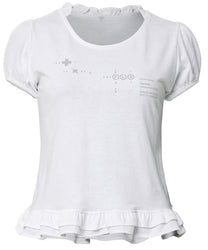 Muta Frill Puff T-Shirt (White)