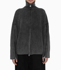 Triple Zip Cardigan
