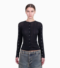 Touch Black Cardigan