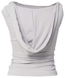 Asymmetric Snap Hoodie
