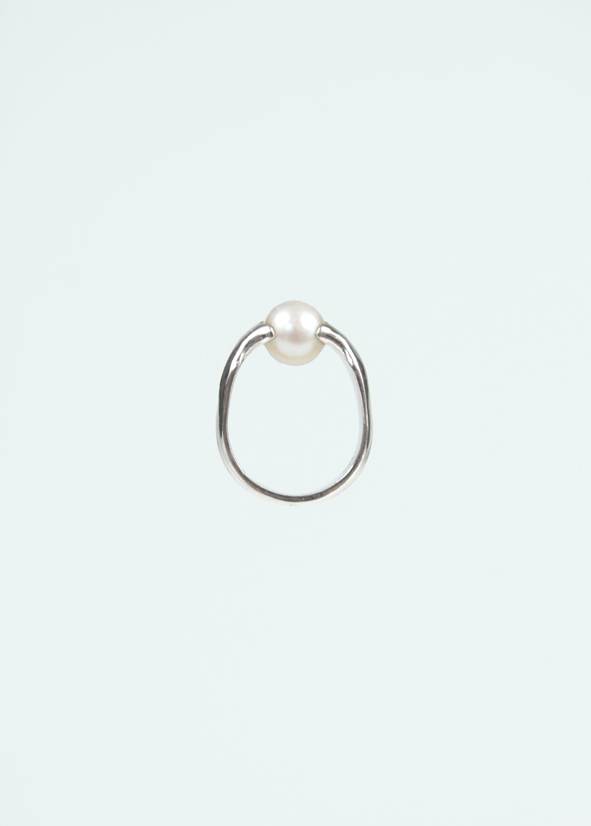 Dew Pearl Silver Ring