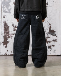Calf Denim (Black)