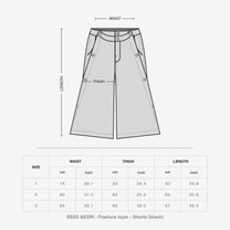Fracture Layer Shorts (Black)