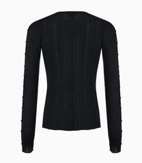 Touch Black Cardigan