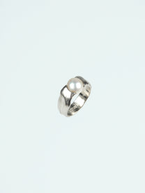 Dew Pearl Silver Ring