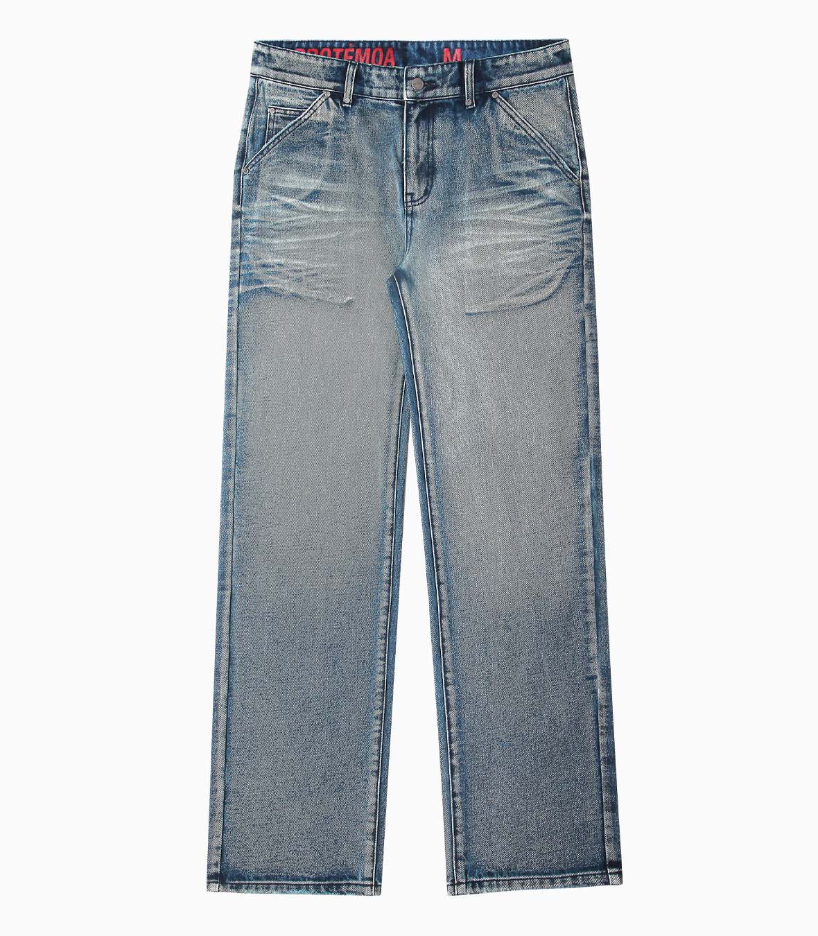 STRAIGHT BLUE JEANS