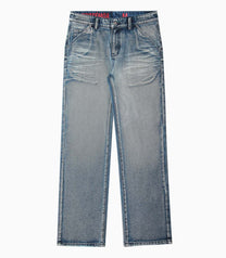 STRAIGHT BLUE JEANS