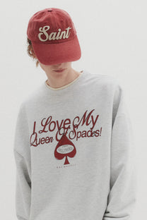 Saint Washed Ball Cap (Burgundy)