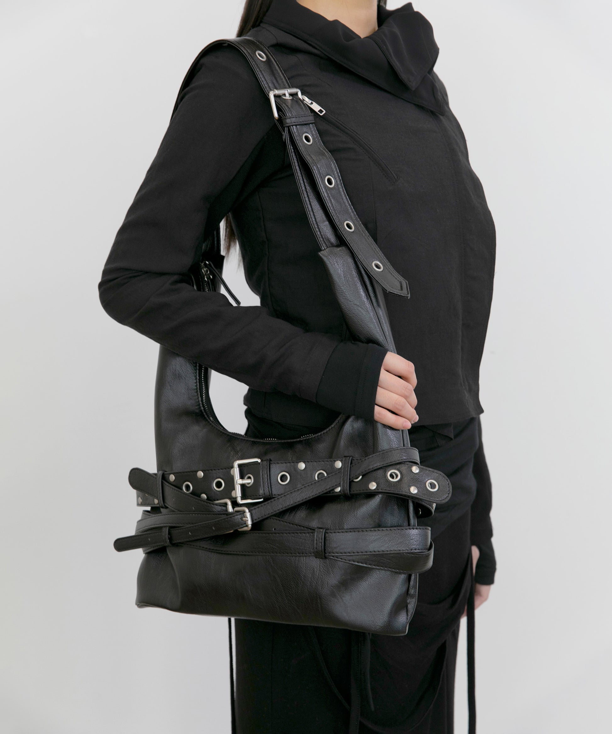 3-Layered Belted Bag
