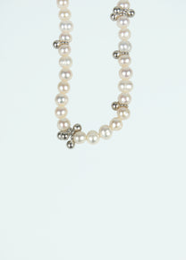 Dew Pearl Silver Necklace