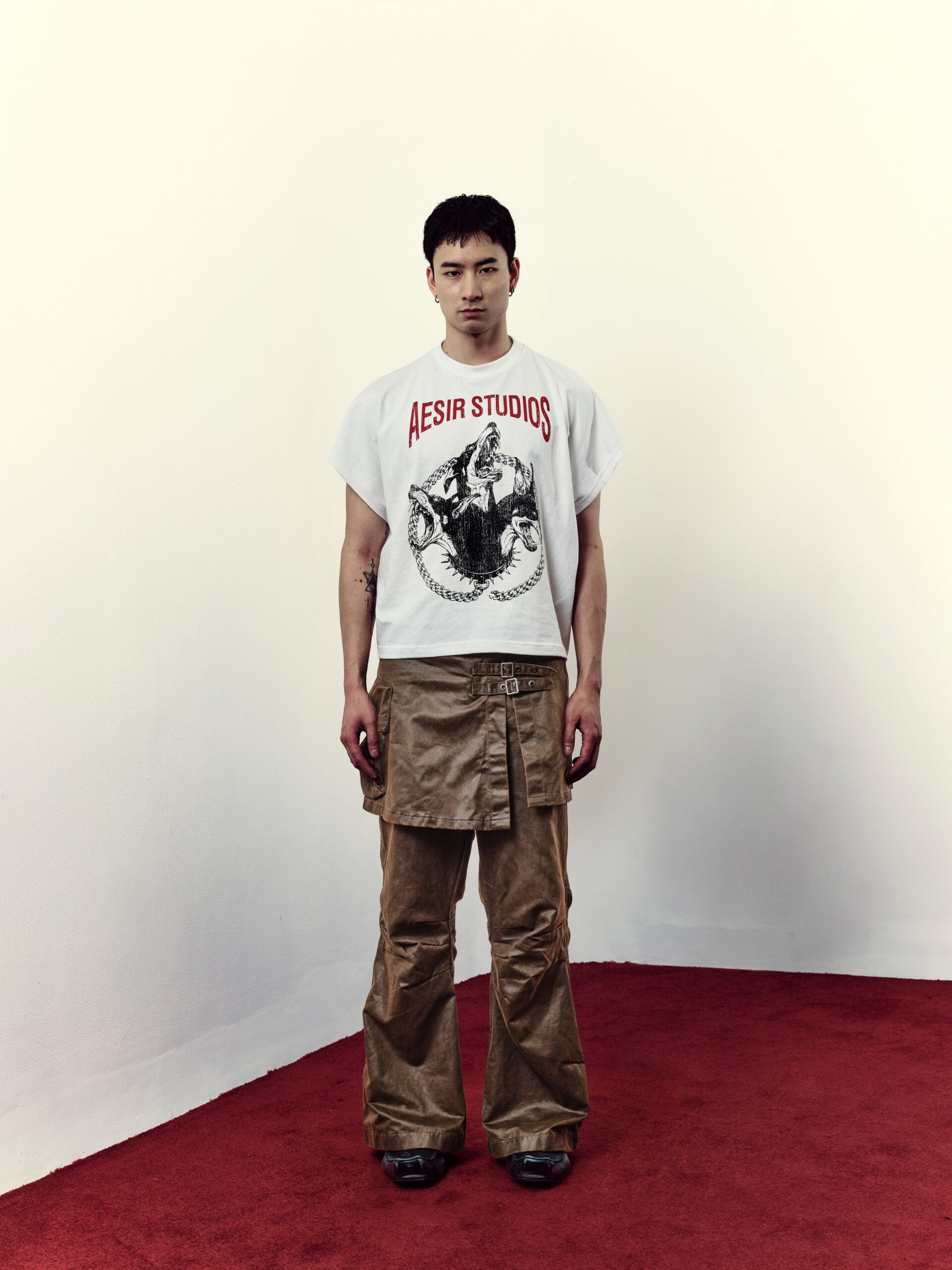 CERBERUS – Oversize Cropped Tank Top