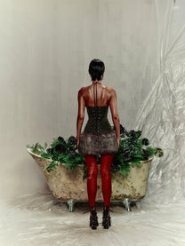 Eve - Corset Fur Dress