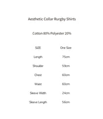 Aesthetic Collar Rugby Shirts (Gray)