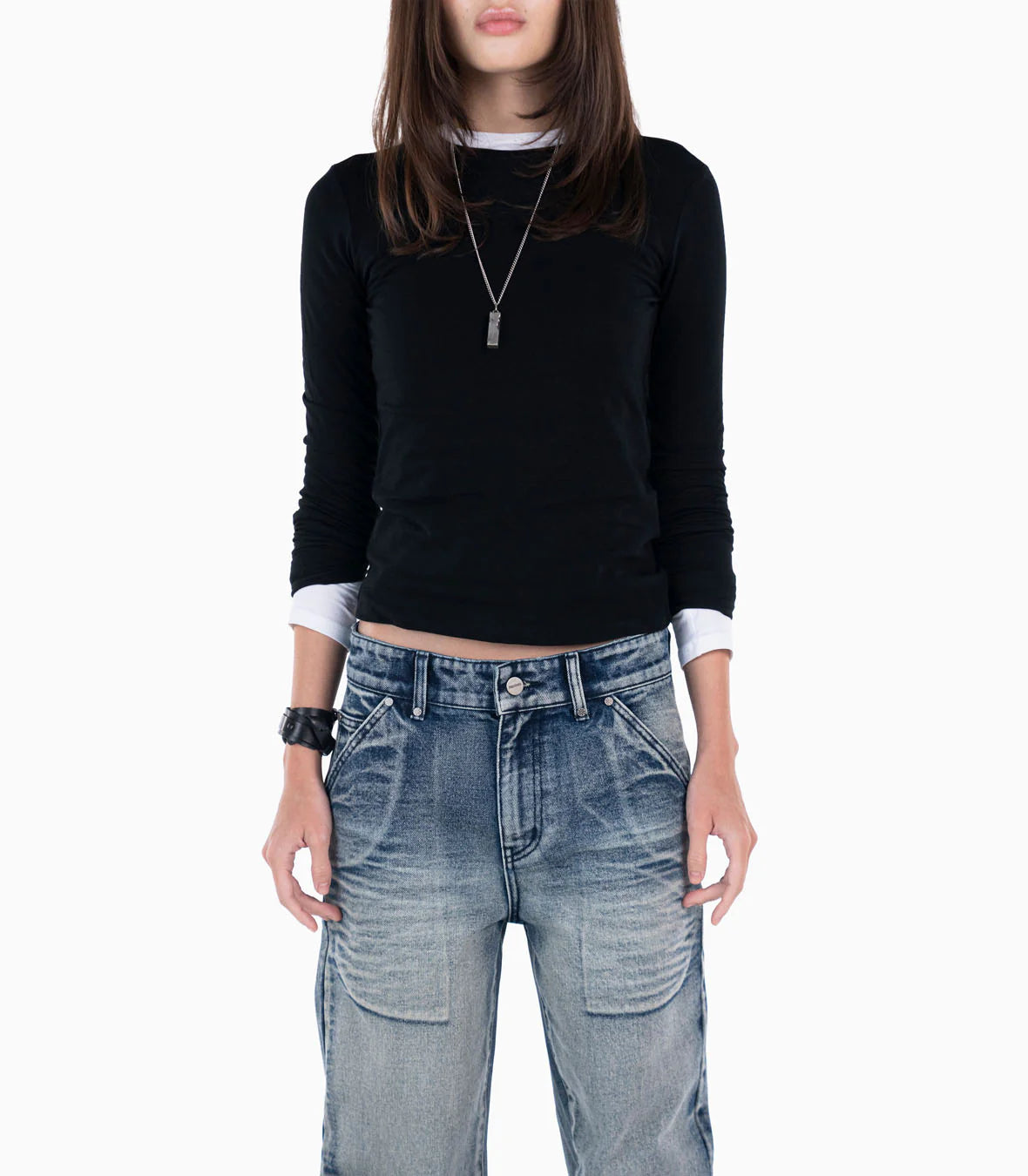 STRAIGHT BLUE JEANS