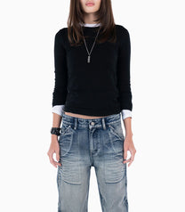 STRAIGHT BLUE JEANS