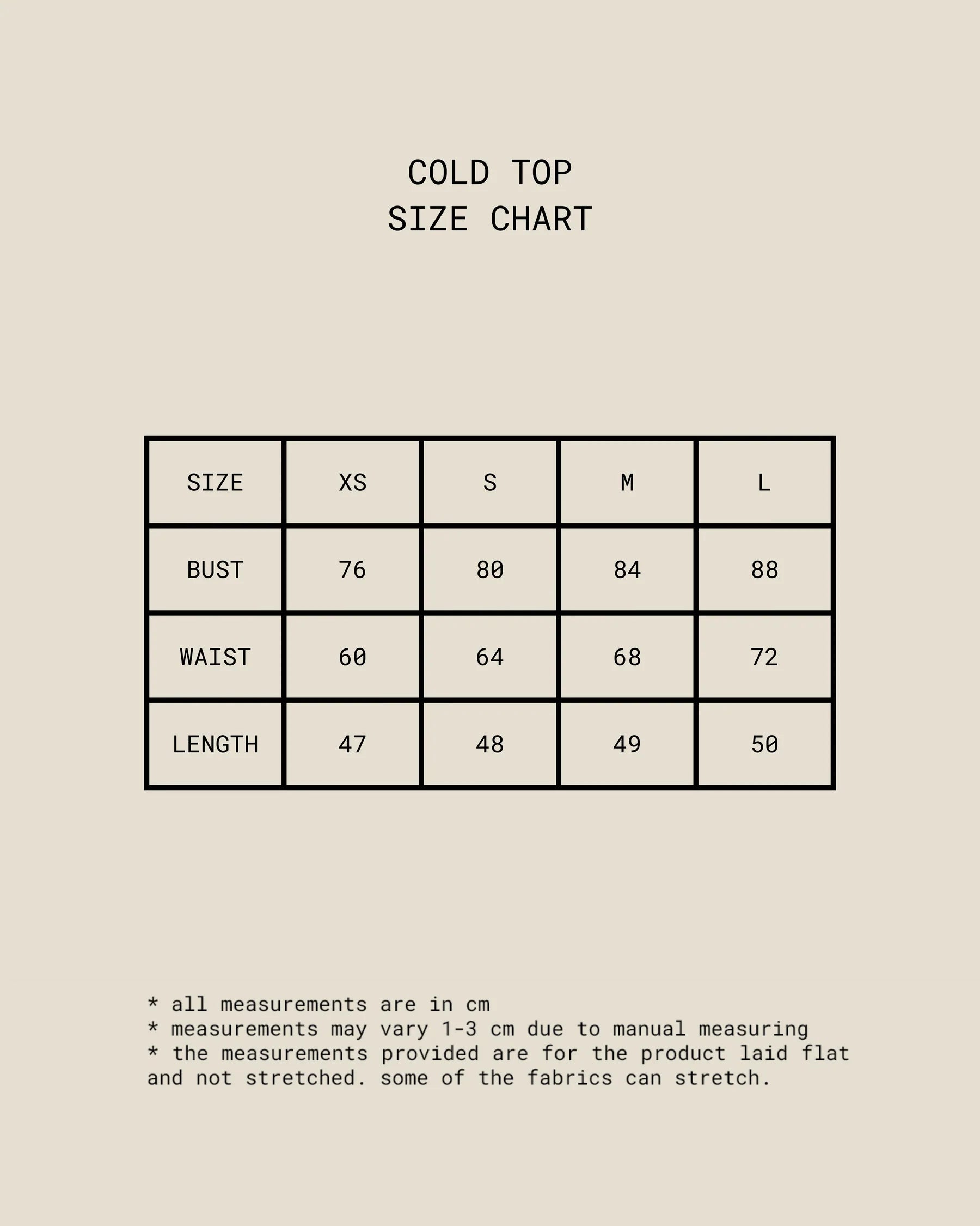 Cold Top