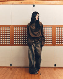 O Back Shirt [Brown]