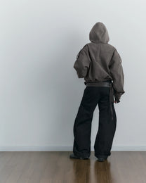 Hooded Work Jacket [Stone Brown]